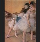 Before the Rehearsal by Edgar Degas